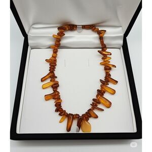 Vintage Baltic Amber Chunky Necklace